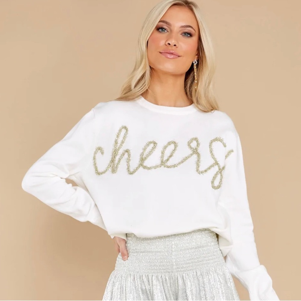 Queen of Sparkles Cheers sweater